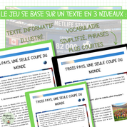 Jeu d'évasion de lecture différenciée pour la Coupe du Monde de Soccer