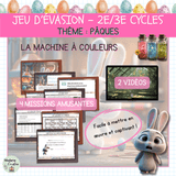 Jeu d'évasion pédagogique – Pâques – La machine à couleurs