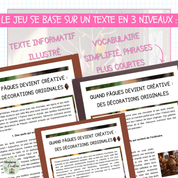 Jeu évasion de lecture - Pâques créative