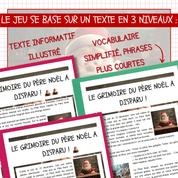 Jeu évasion de lecture noel