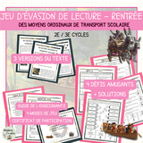 Jeu d'évasion de lecture – Rentrée scolaire – Des moyens originaux de transport scolaire