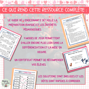 Jeu évasion de lecture saint-valentin