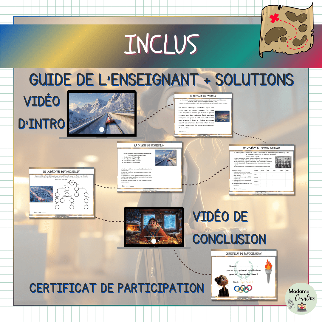 Jeu d'évasion sur les Jeux Olympiques d'hiver