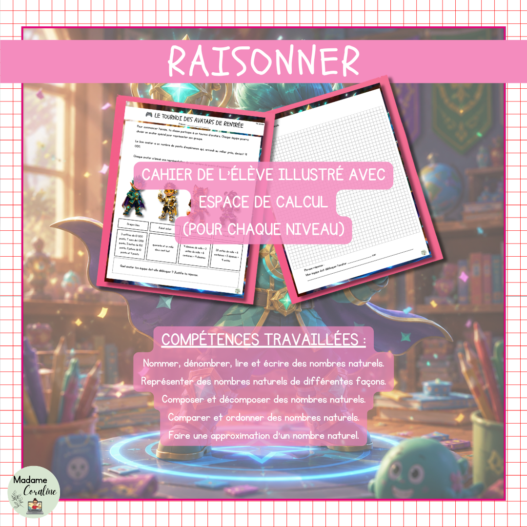 Le tournoi des avatars de rentrée | Numération 4e à 6e