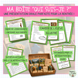 Ma boîte « Qui suis-je ? » — projet oral 2e–3e cycle