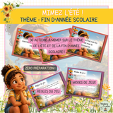 Jeu de fin d’année scolaire — Mimez l’été | Activité express 3e à 6e année