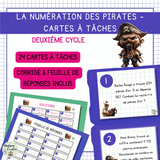 Nombres entiers 2e cycle : Cartes à tâche – Pirates