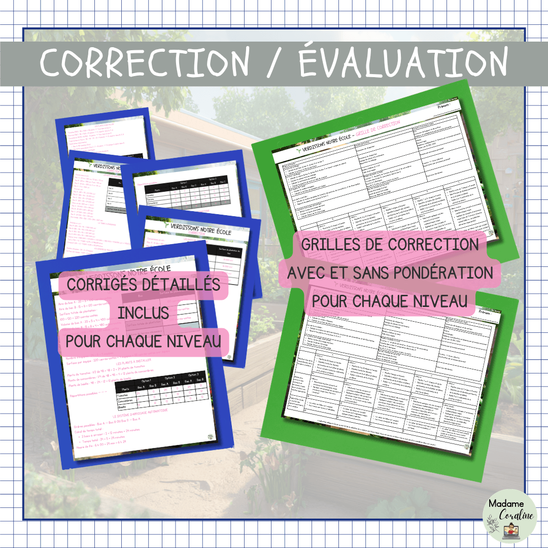 Situation-problème - Jour de la Terre – Verdissons notre école – 4e, 5e et 6e année