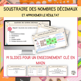 Soustraire des nombres décimaux – Clé en main