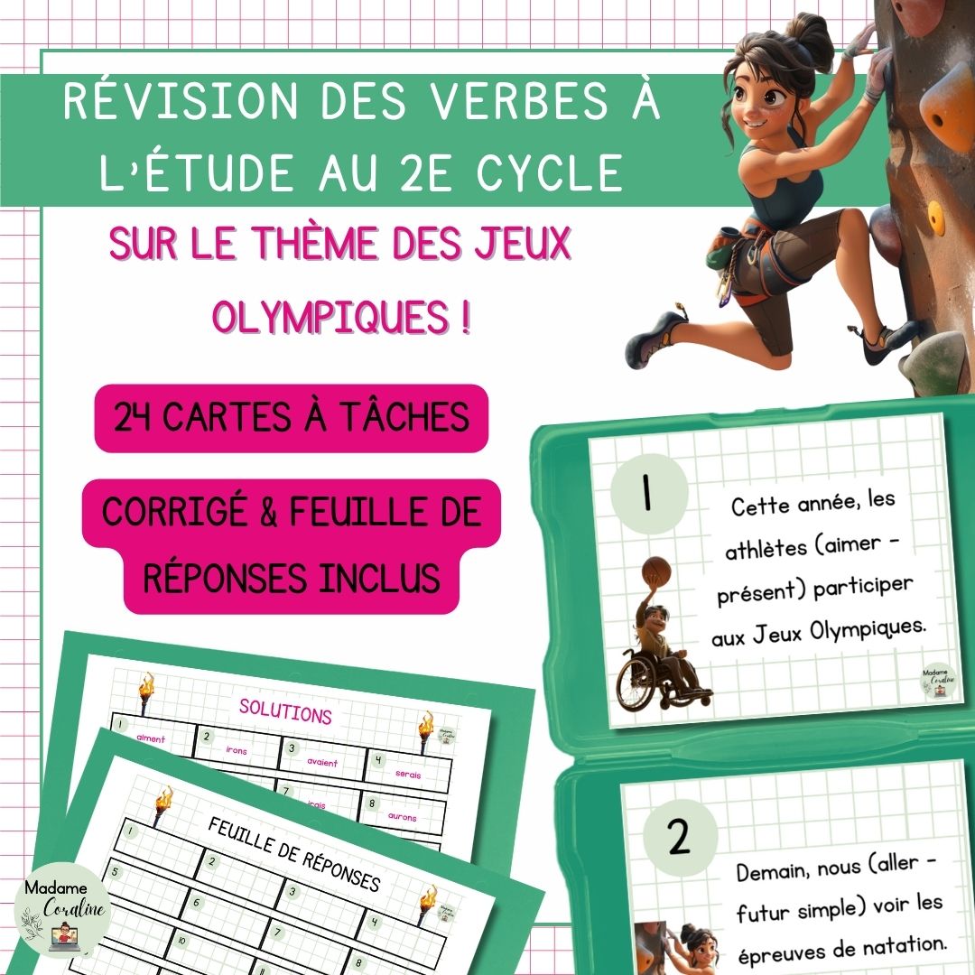 cartes a taches jeux olympiques