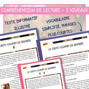 Aperçu 2 de Compréhension de lecture – Le cross-country de rentrée