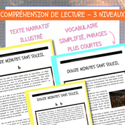Douze minutes sans soleil – compréhension de lecture