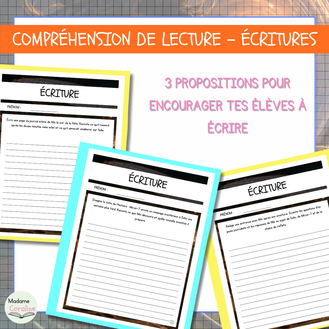 Douze minutes sans soleil – compréhension de lecture
