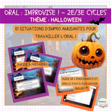 Improvisation orale d’Halloween – 10 situations – 2e et 3e cycles