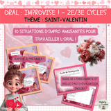Improvisation orale sur la Saint-Valentin – 2e et 3e cycles