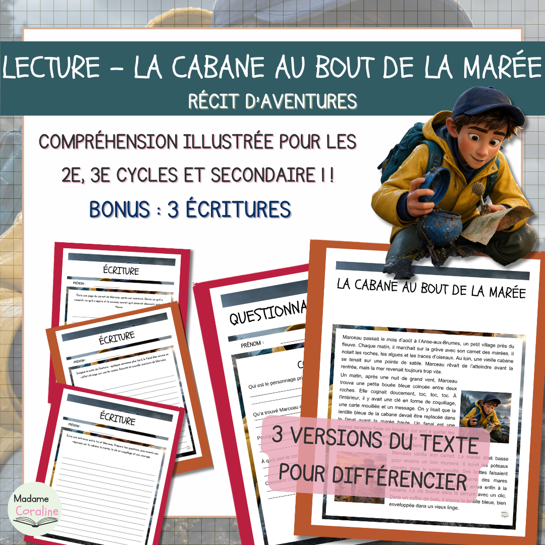 La cabane au bout de la marée – Lecture narrative