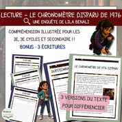 Le chronomètre de 1976 disparu – Lecture narrative