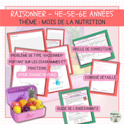 situation-application raisonner mois nutrition