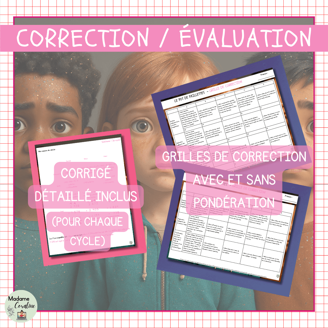 situation-application raisonner rentrée pot paillettes