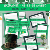 Raisonner mathématique Saint-Patrick | Aire, périmètre et mesures | 4e, 5e, 6e année