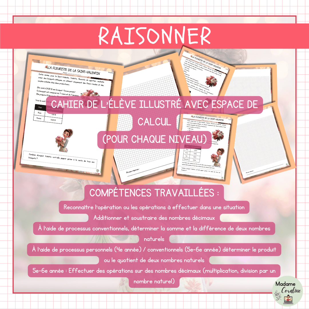 situation-application raisonner saint-valentin