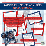 Raisonner sur le Superbowl | 4e 5e 6e année | Polygones et nombres décimaux | Avec corrigé et grilles